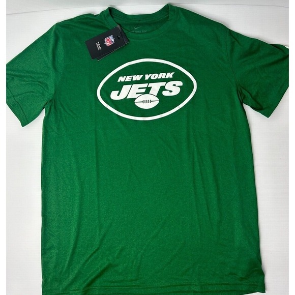 Nike Other - Nike NFL New York Jets Graphic Tee Logo Dri-Fit Mens Size Large Green Shirt